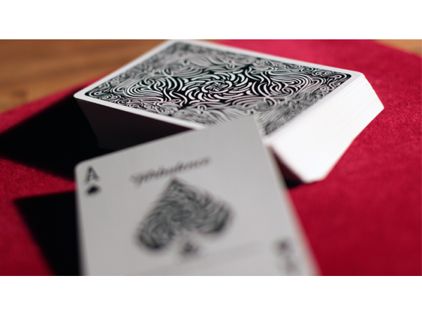 Turbulence (Black) Playing Cards