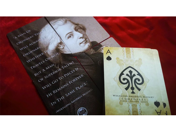 Wolfgang Amadeus Mozart (Composers) Playing Cards