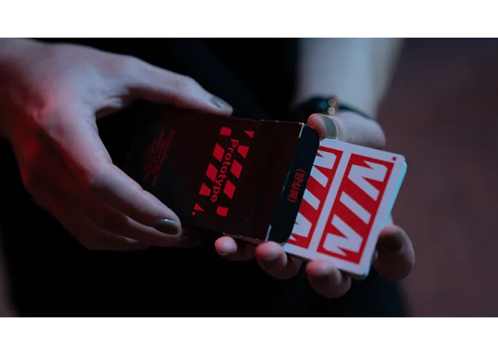 Prototype (Supreme Red) Playing Cards by Vin