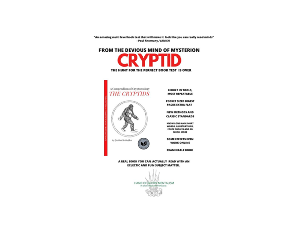 Mysterion presents: Cryptid by Mysterion Book Test