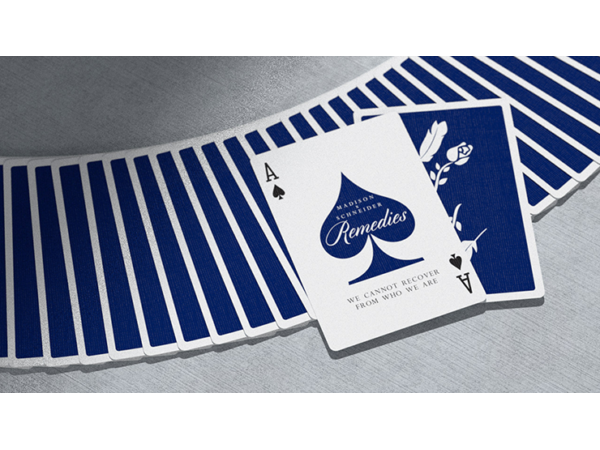 Remedies (Royal Blue) Playing Cards by Madison x Schneider