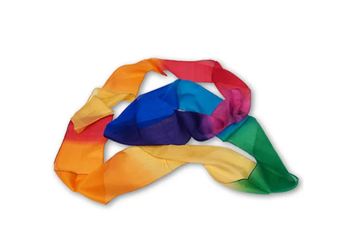 Multicolor Silk Streamer 4 inch by 15 feet from Magic by Gosh - Trick