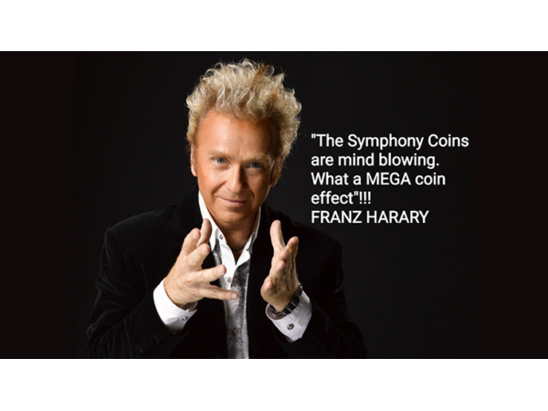 Symphony Coins (US Kennedy Half Dollar) Gimmicks and Online Instructions by RPR Magic Innovations