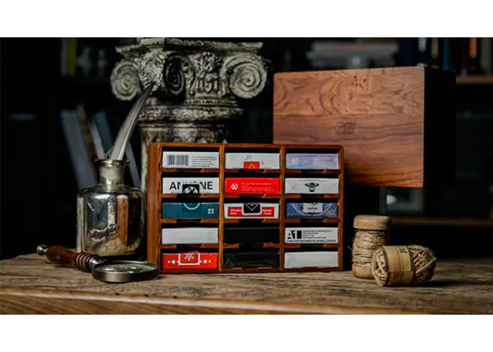 Rosewood Wooden Card Cabinet by TCC