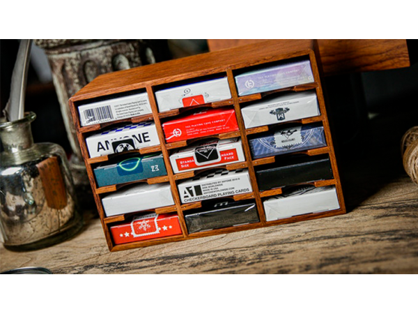 Rosewood Wooden Card Cabinet by TCC