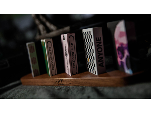 Wooden Sideways Playing Card Display Batten (Five Decks) by TCC
