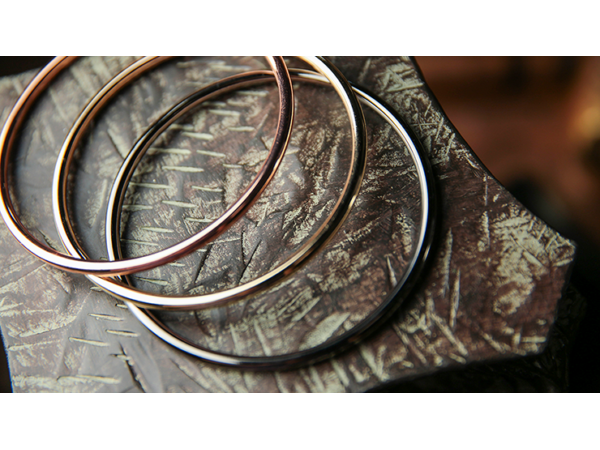 4" Linking Rings (Rose) by TCC