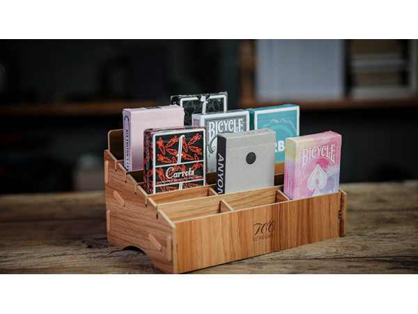 Wooden (Small- 18 Decks) Playing Card Display by TCC - Kartenbox