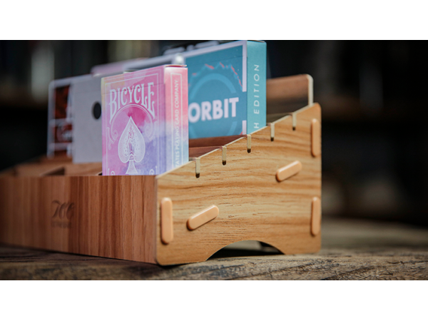 Wooden (Small- 18 Decks) Playing Card Display by TCC - Kartenbox