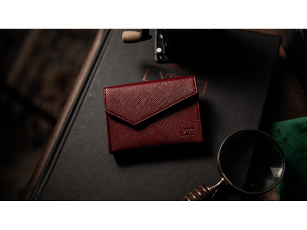 Luxury Leather Playing Card Carrier (Red) by TCC