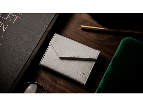 Luxury Leather Playing Card Carrier (White) by TCC