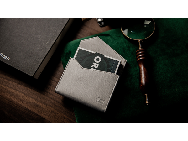 Luxury Leather Playing Card Carrier (White) by TCC