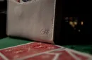 Luxury Leather Playing Card Carrier (White) by TCC – Image 3