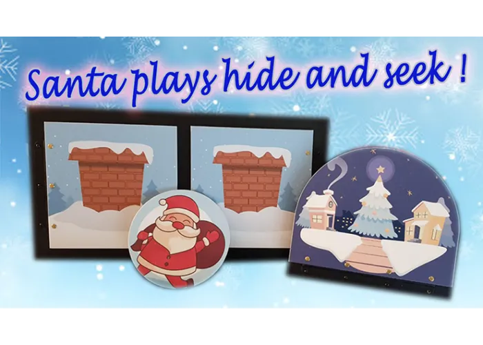 SANTA PLAYS HIDE AND SEEK (PROFESSIONAL MODEL) by Magie Climax - Trick