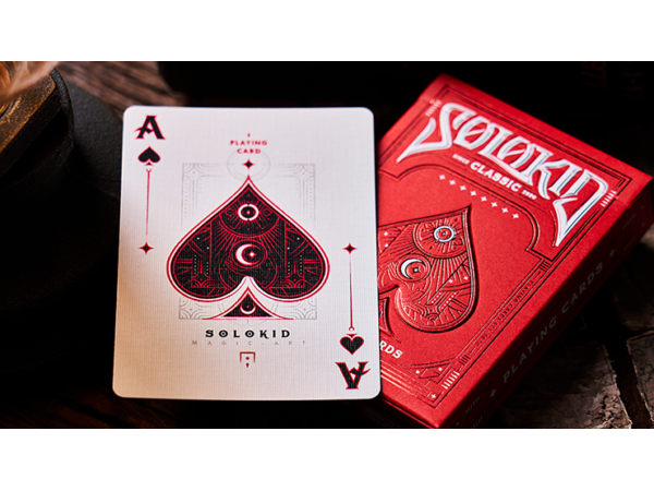 Solokid Ruby Playing Cards by Bocopo