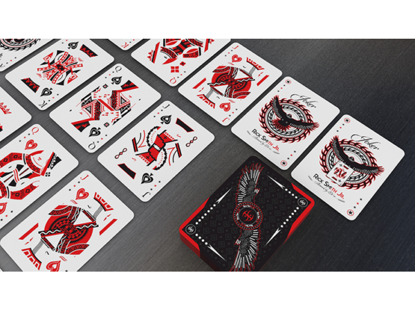 Falcon Razor Throwing Cards (Foil) by Rick Smith Jr. and De'vo