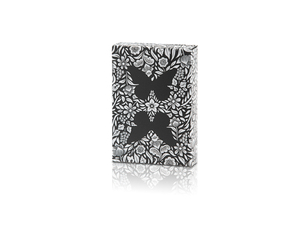 Limited Edition Butterfly Playing Cards Marked (Black and Silver) by Ondrej Psenicka