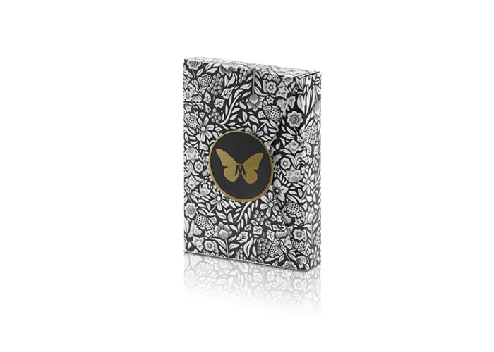Limited Edition Butterfly Playing Cards Marked (Black and Gold) by Ondrej Psenicka