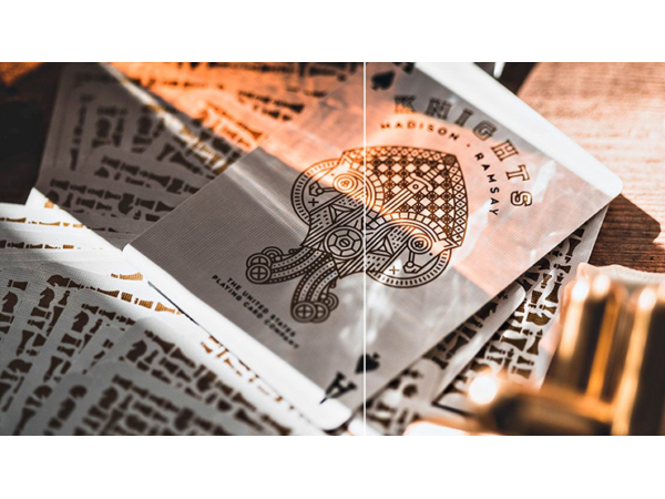 Knights V2 (White) Playing Cards