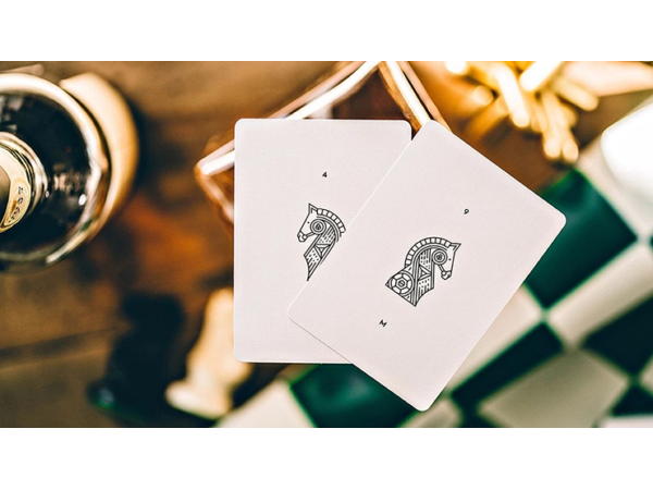 Knights V2 (White) Playing Cards