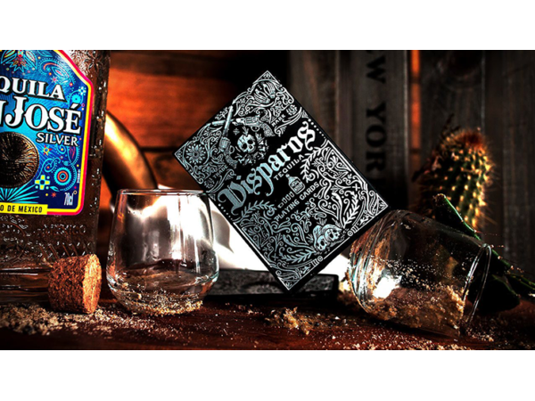 Disparos Black Playing Cards