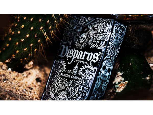 Disparos Black Playing Cards