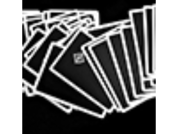 Rounders (Black) Playing Cards