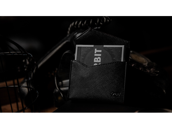 Luxury Leather Playing Card Carrier (Black) by TCC