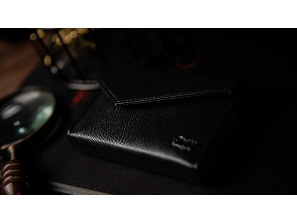 Luxury Leather Playing Card Carrier (Black) by TCC