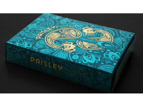Paisley Royals (Teal) Playing Cards by Dutch Card House Company