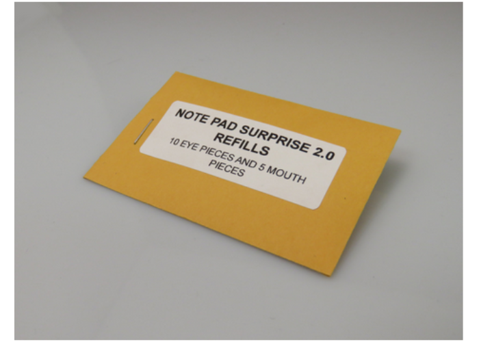 Note Pad Surprise Eye and Mouth Refill Pack