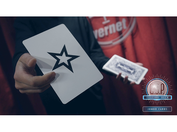 E.S.P. Jumbo Testing Cards (Gimmicks and Online Instructions) by Vernet Magic