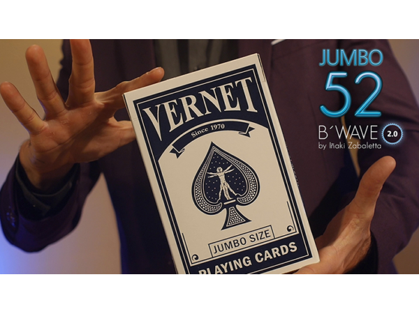 52 B Wave Jumbo 2.0 (Gimmicks and Online Instructions) by Vernet Magic