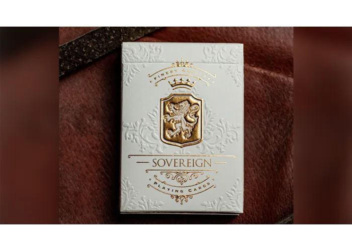Sovereign (White) Exquisite Playing Cards by Jody Eklund