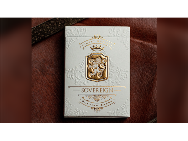Sovereign (White) Exquisite Playing Cards by Jody Eklund