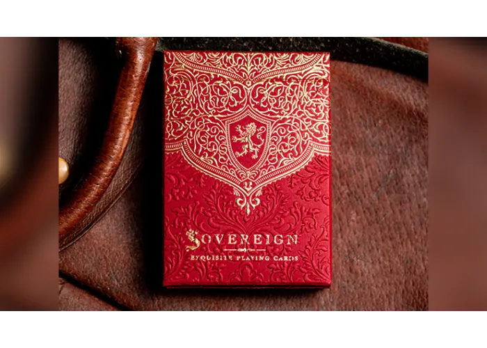 Sovereign STD Red Playing Cards by Jody Eklund