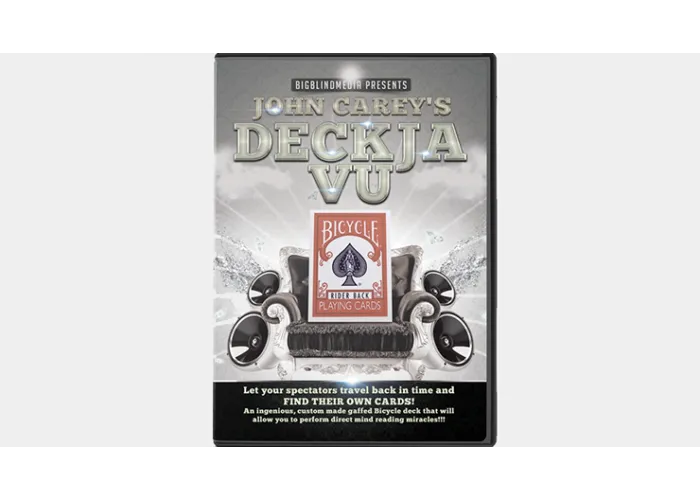 Big Blind Media Presents Deck Ja Vu Blue (Gimmicks and Online Instructions) by John Carey