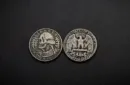 WASHINGTON SKULL HEAD COIN by Men Zi  Magic – Bild 2