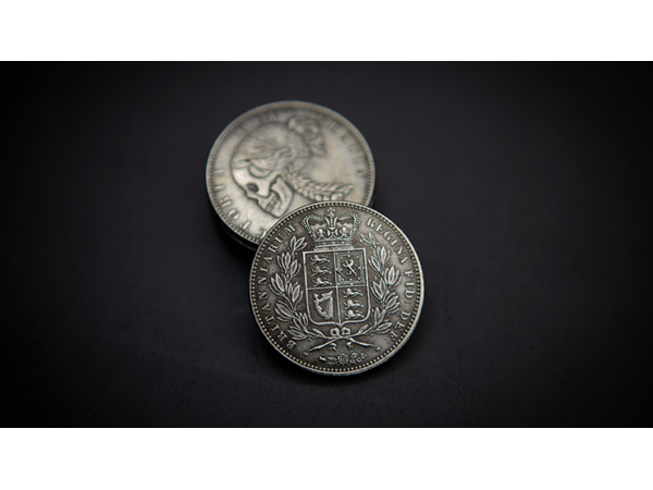 VICTORIA SKULL HEAD COIN by Men Zi  Magic