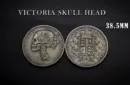 VICTORIA SKULL HEAD COIN by Men Zi  Magic – Image 1