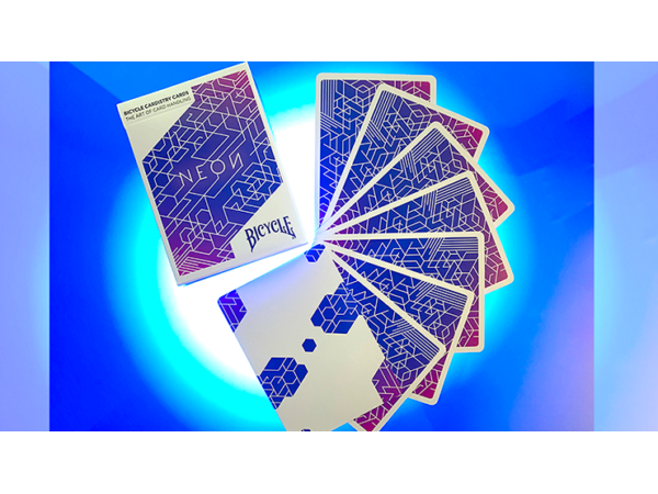 Bicycle Neon Blue Aurora Playing Cards