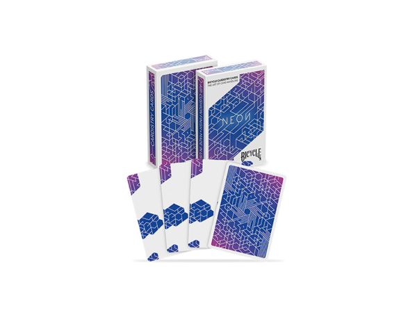Bicycle Neon Blue Aurora Playing Cards