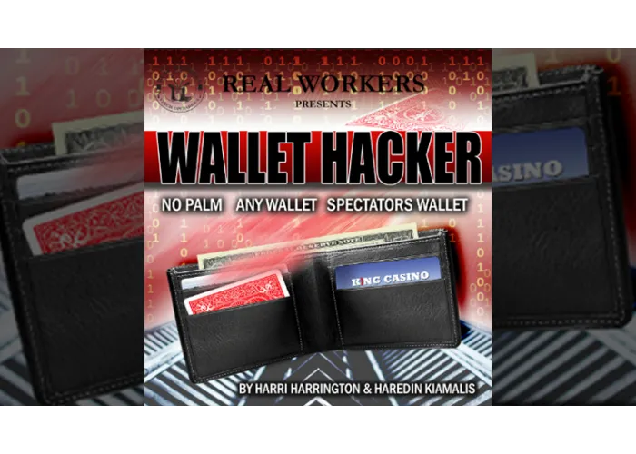 Wallet Hacker RED (Gimmicks and Online Instruction) by Joel Dickinson