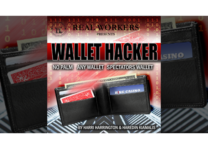 Wallet Hacker RED (Gimmicks and Online Instruction) by Joel Dickinson