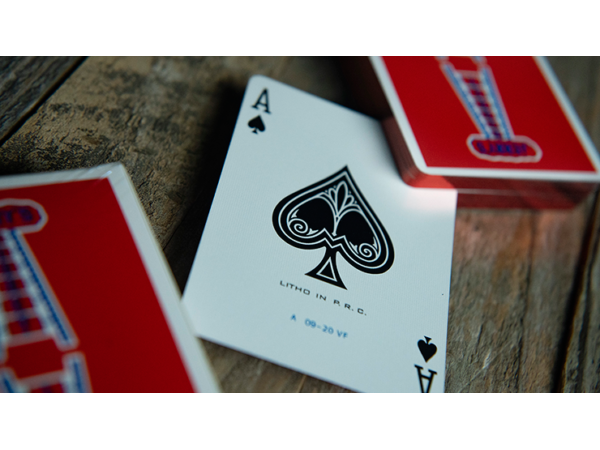 Gilded Vintage Feel Jerry's Nuggets (Red) Playing Cards