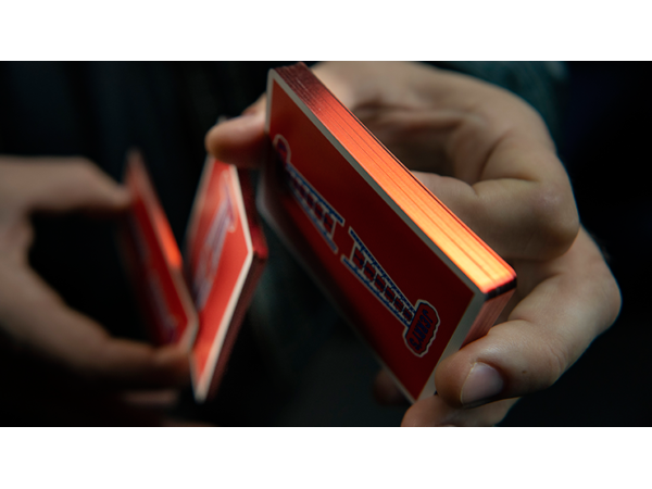 Gilded Vintage Feel Jerry's Nuggets (Red) Playing Cards
