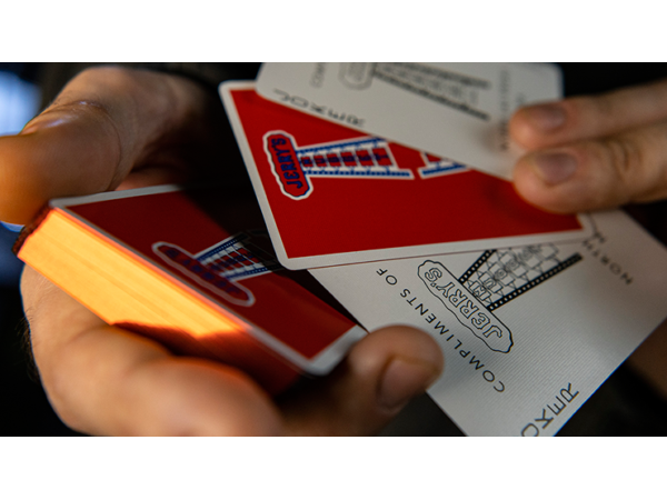 Gilded Vintage Feel Jerry's Nuggets (Red) Playing Cards