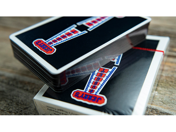 Gilded Vintage Feel Jerry's Nuggets (Black) Playing Cards
