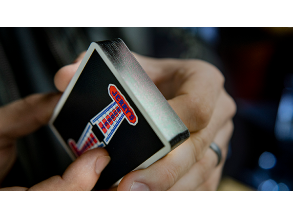 Gilded Vintage Feel Jerry's Nuggets (Black) Playing Cards