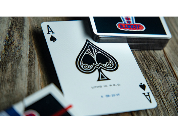 Gilded Vintage Feel Jerry's Nuggets (Black) Playing Cards